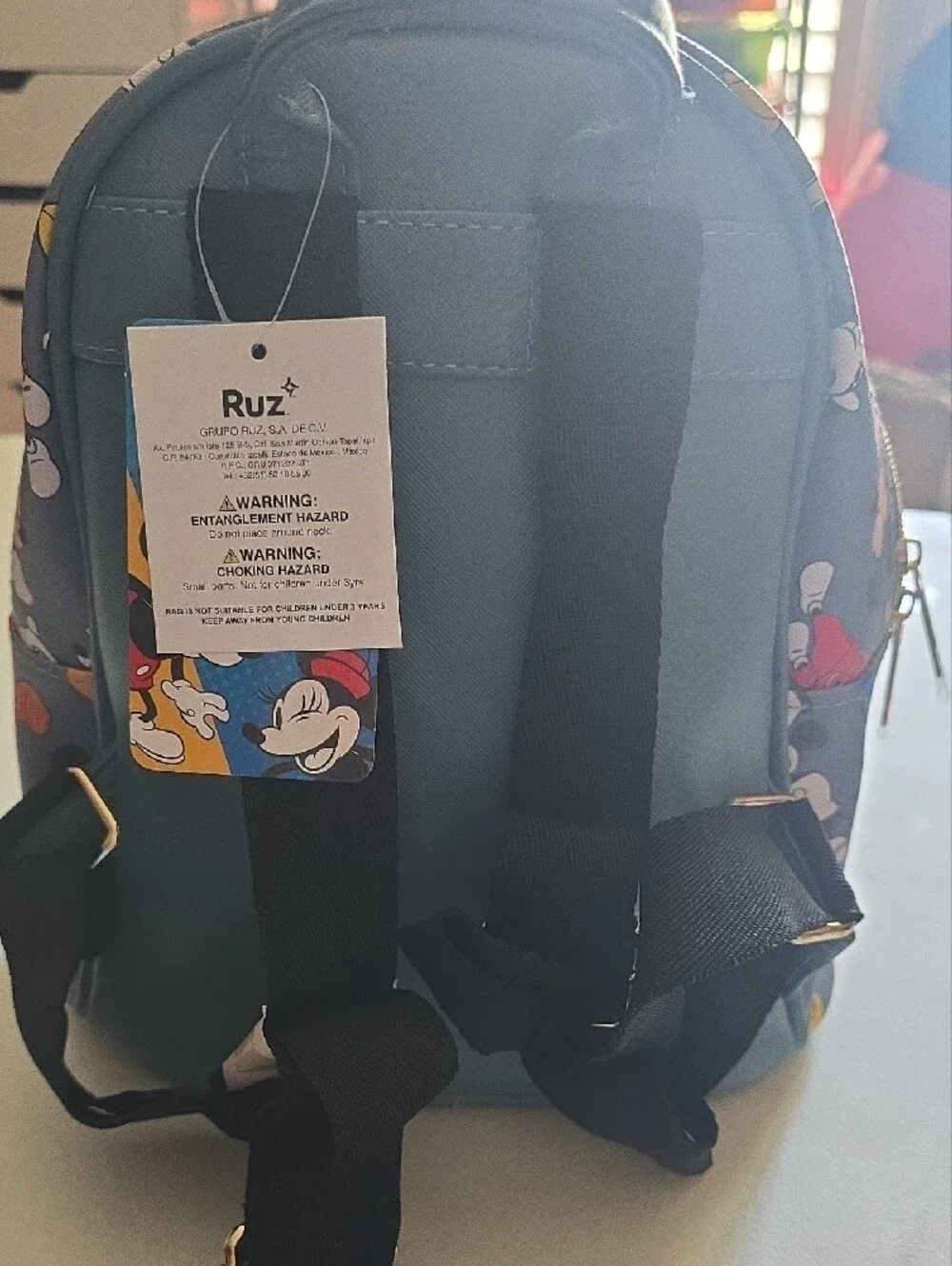 Disney Blue Mickey Mouse 90th Anniversary Kids Mini Backpack